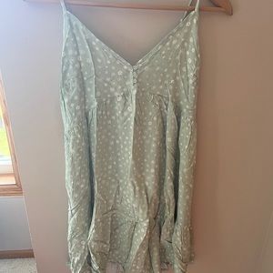 NWT Pacsun Mint Light Green Babydoll Sundress Size M